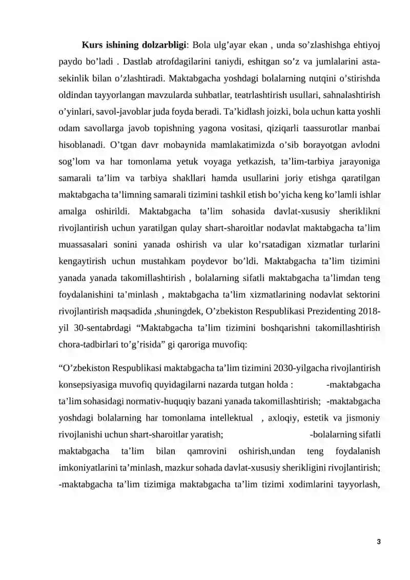 Maktabgacha yoshda nutq rivojlanishining bola psixik taraqqiyotidagi ahamiyati 3