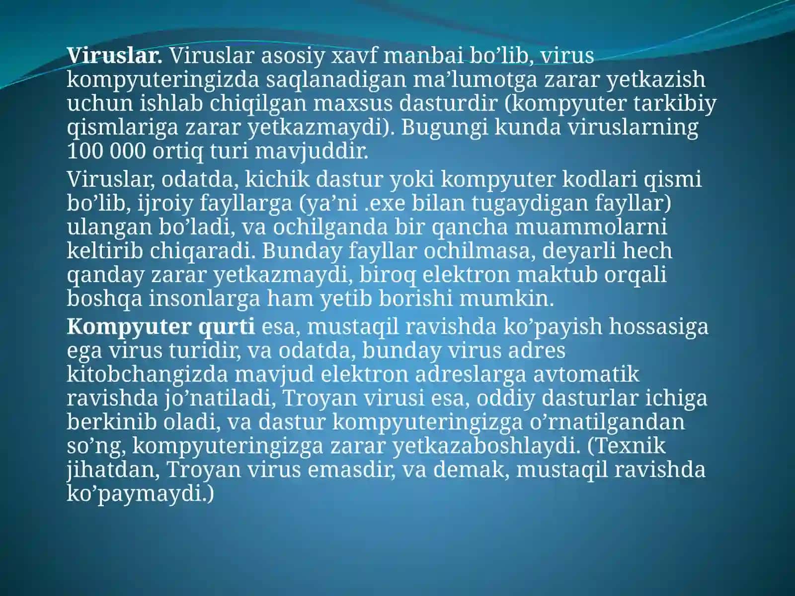 Viruslar va Ular Bilan Ishlash 3
