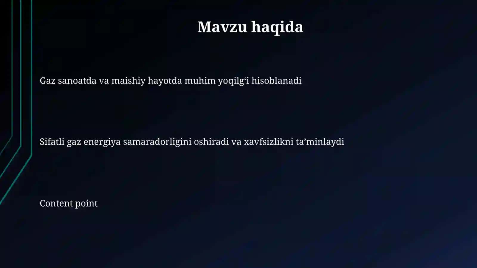 Eng sifatli gaz markasi qandayaniqlanadi? 3