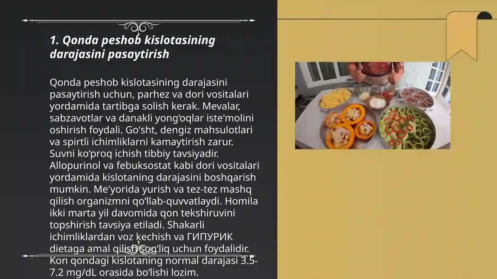 Padagra kasalligidagi parxez 3