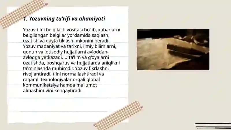 Yozuv 3