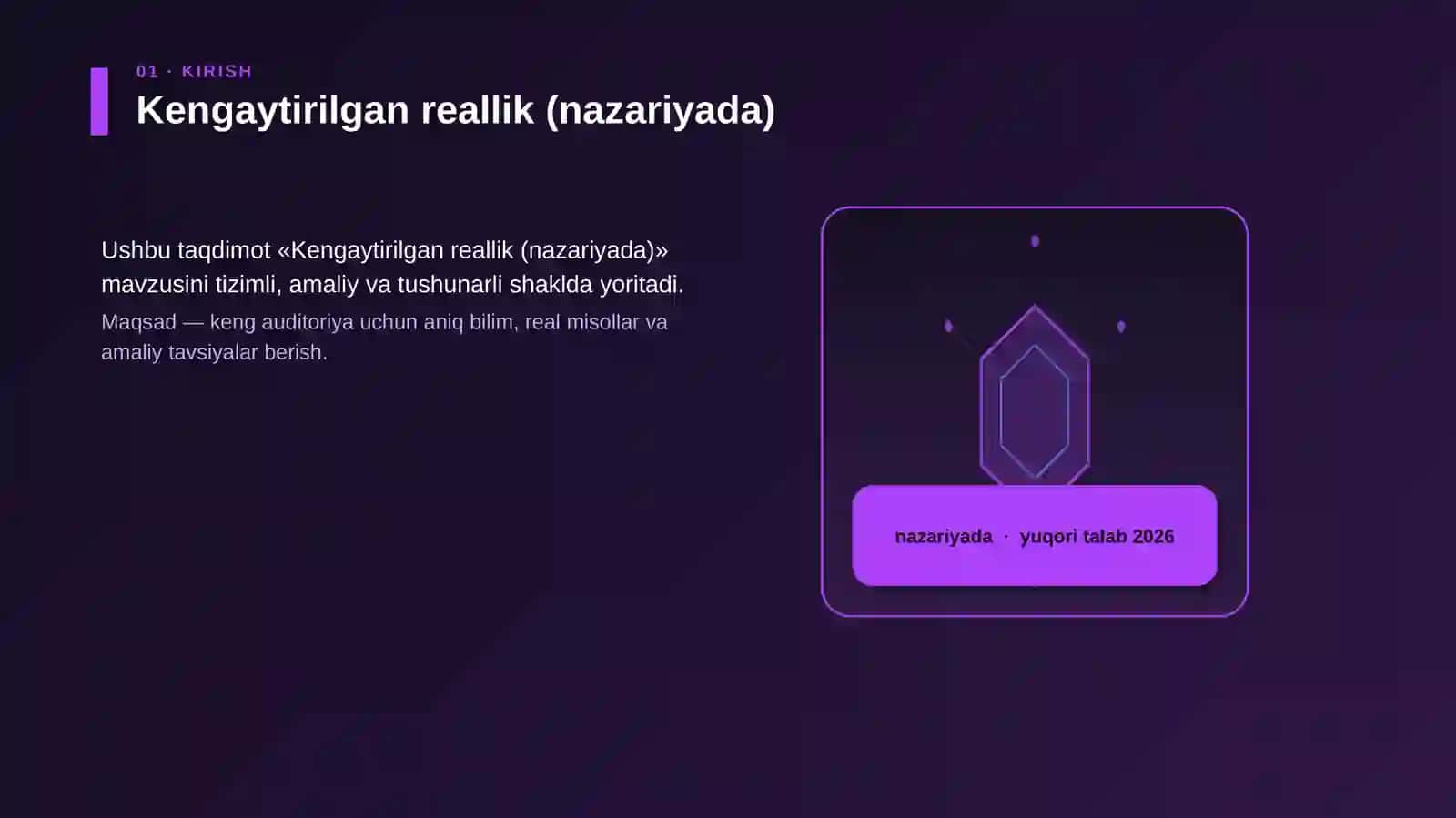 Kengaytirilgan reallik (nazariyada) 3