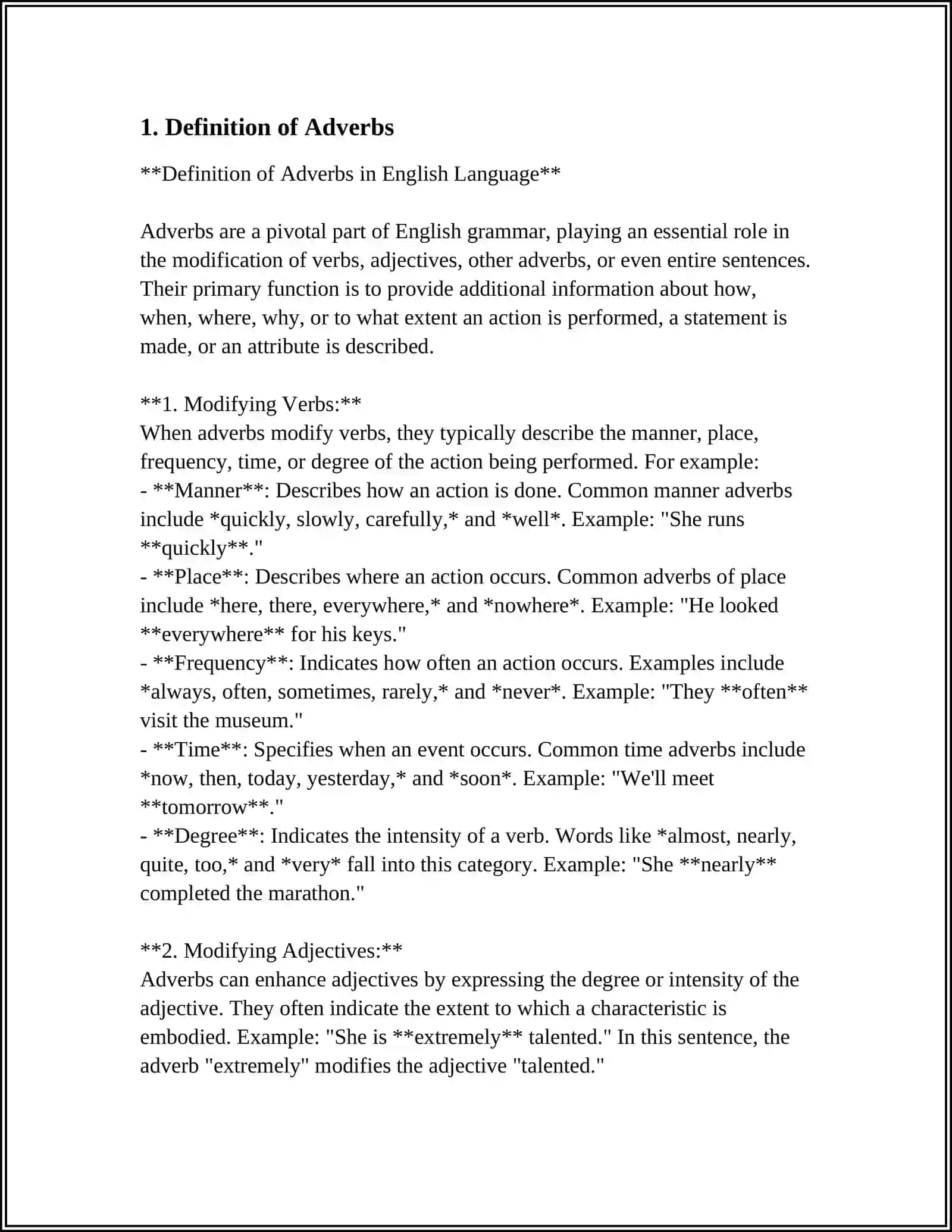 ADVERB 3