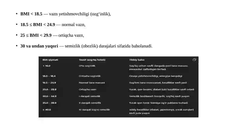 BMI hisoblagich 3