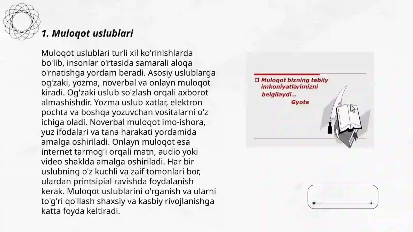 Muloqot uslublari 3