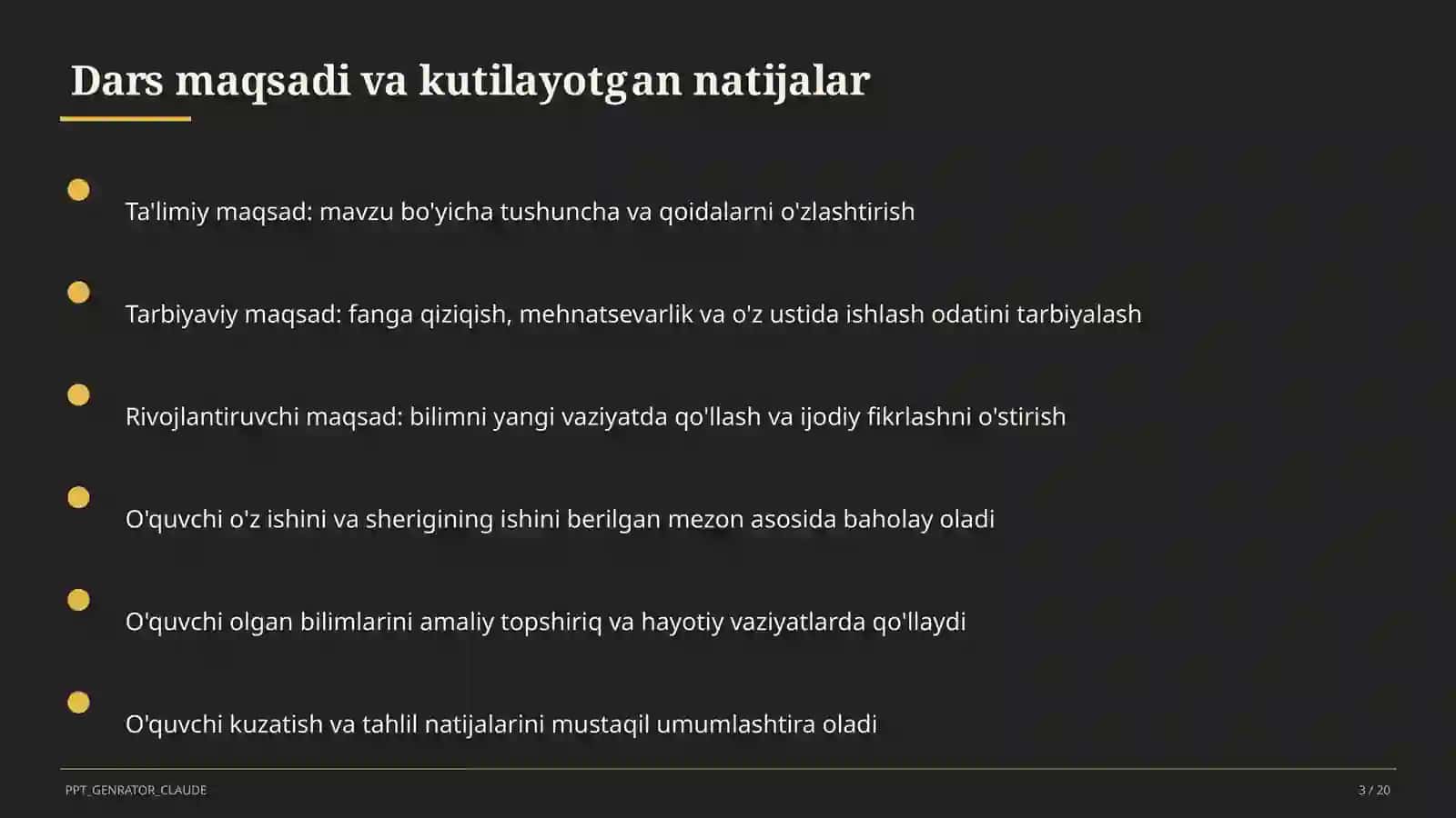 Rus tilida kelishiklar tizimi: umumlashtirish (6-sinf) 3