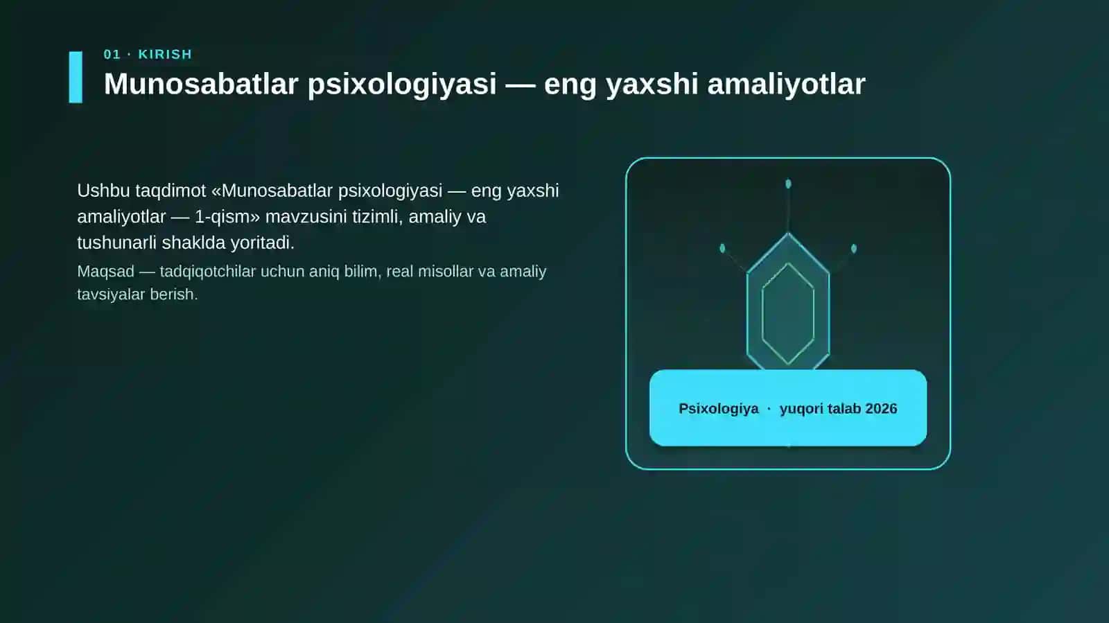 Munosabatlar psixologiyasi — eng yaxshi amaliyotlar — 1-qism 3