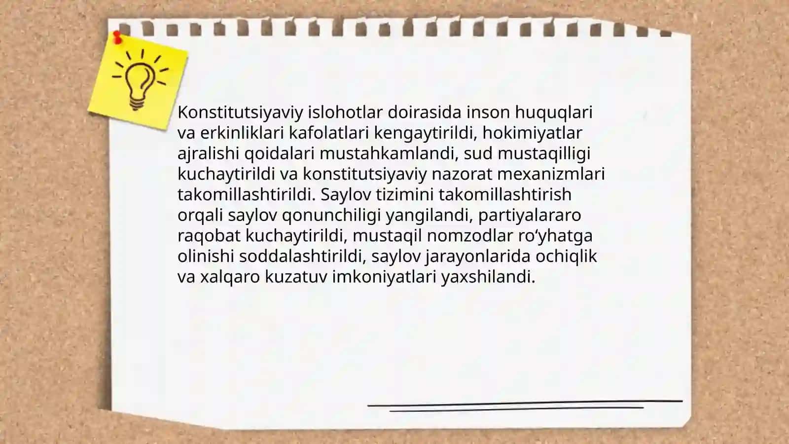 Uzbekistonda demokratik fuqarolik jamiyati asoslarining shakllanishi amalga oshirilgan siyosiy islohotlar 3