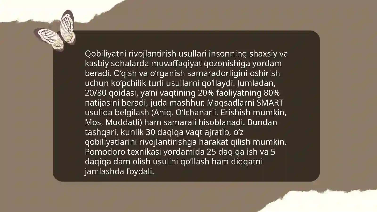 Qobiliyat, iqtidor va iste'dod Bozorova Shodiyona 3