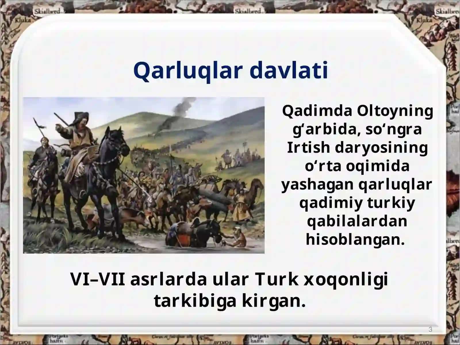 Qarluqlar, O‘g‘uzlar, Tohiriylar 3