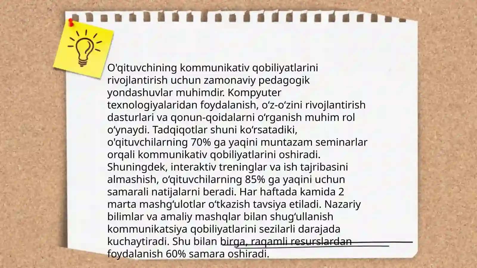 O'qituvchi pedagogik qobiliyatini rivojlantirish usullari 3