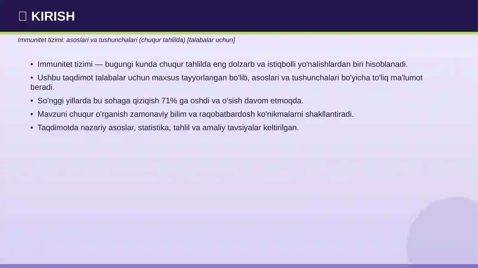 IMMUNITET TIZIMI 3