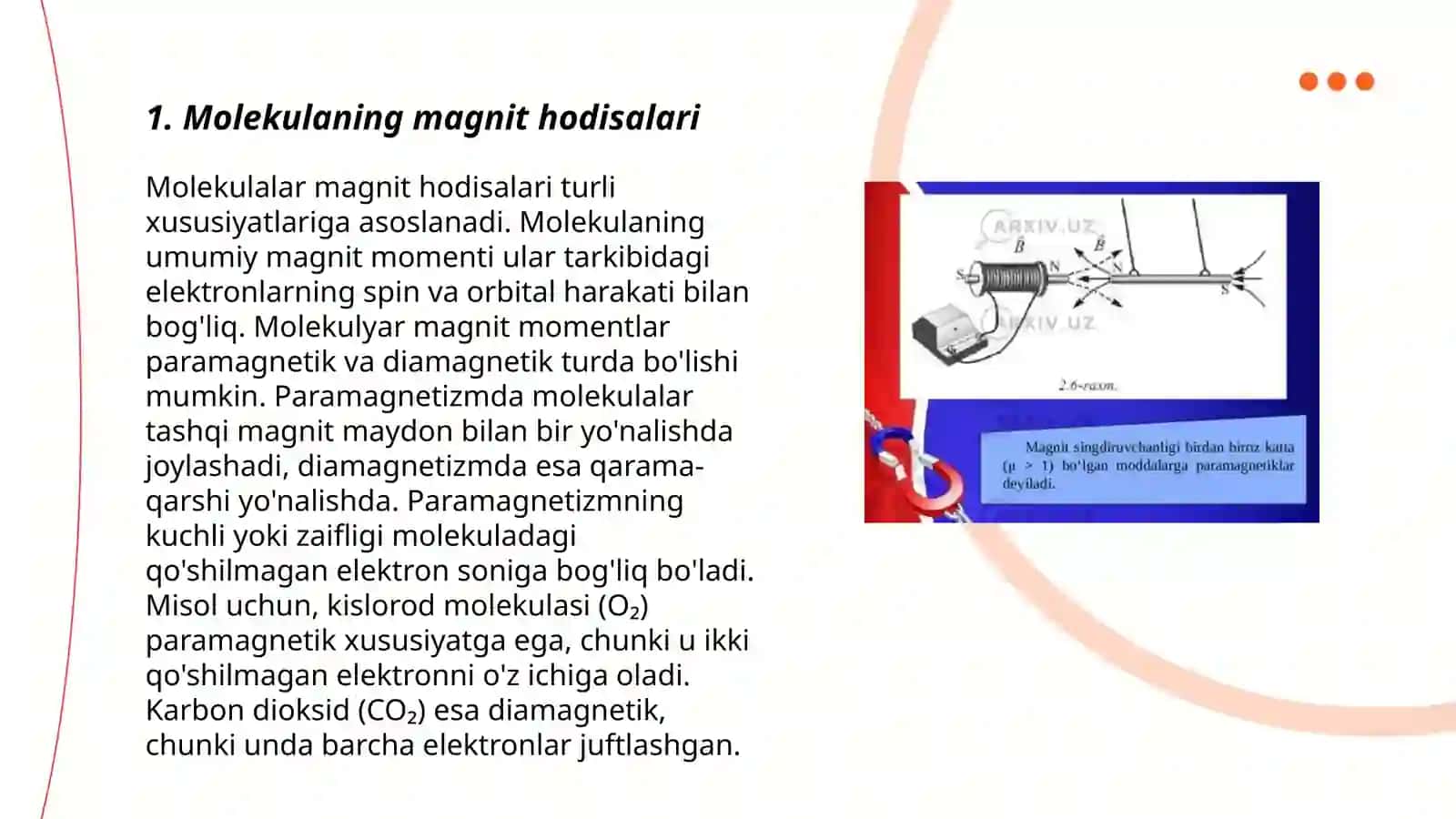 Molekulaning magnit momenti 3