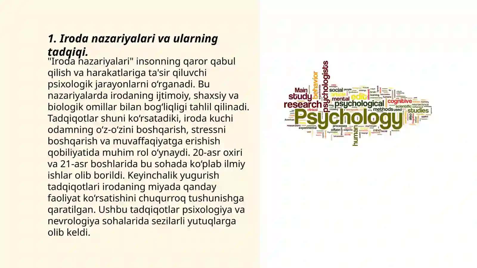 Iroda nazariyalari va ularning tadqiqi 3