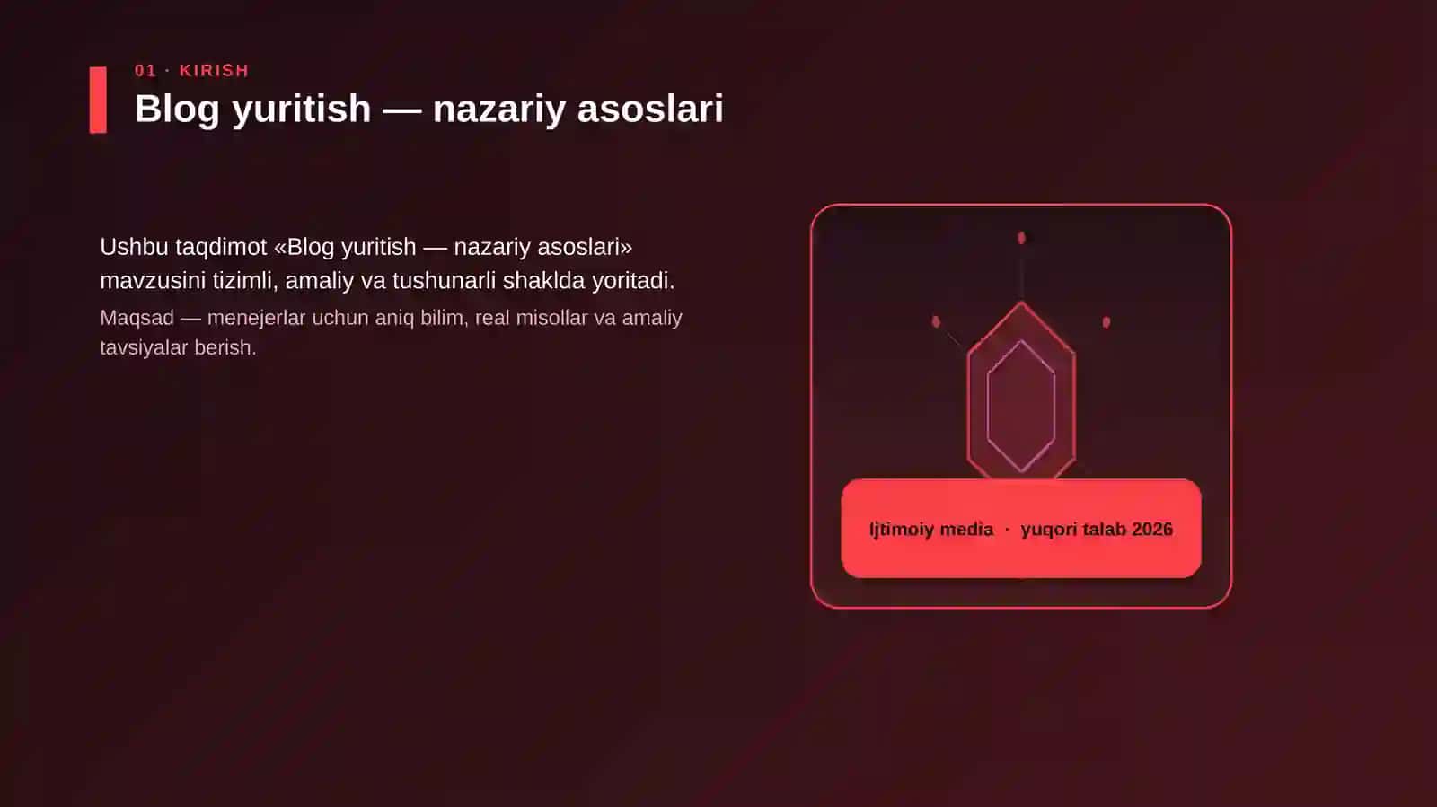 Blog yuritish — nazariy asoslari 3