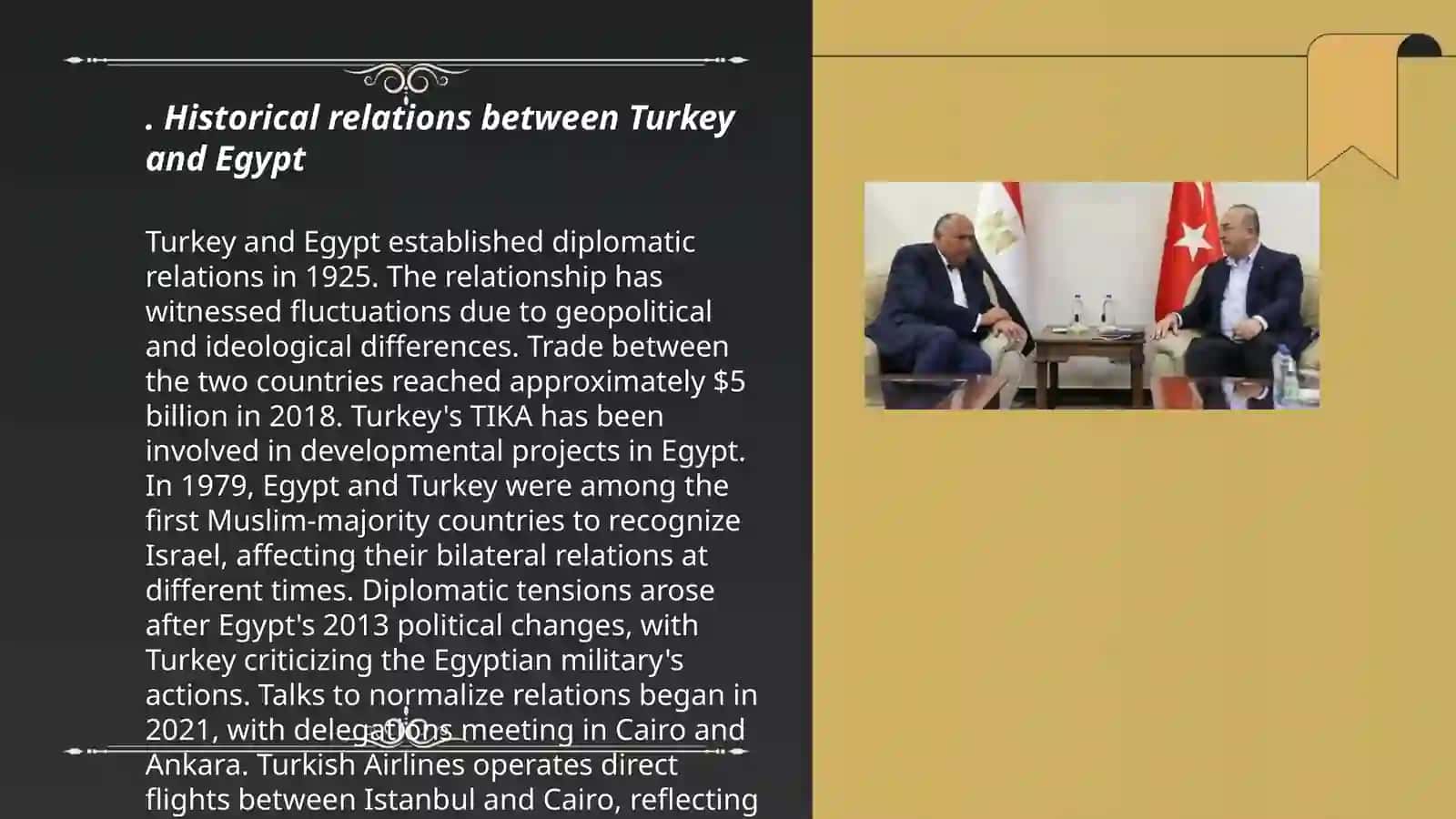 The relationship between Turkey and Egypt 3