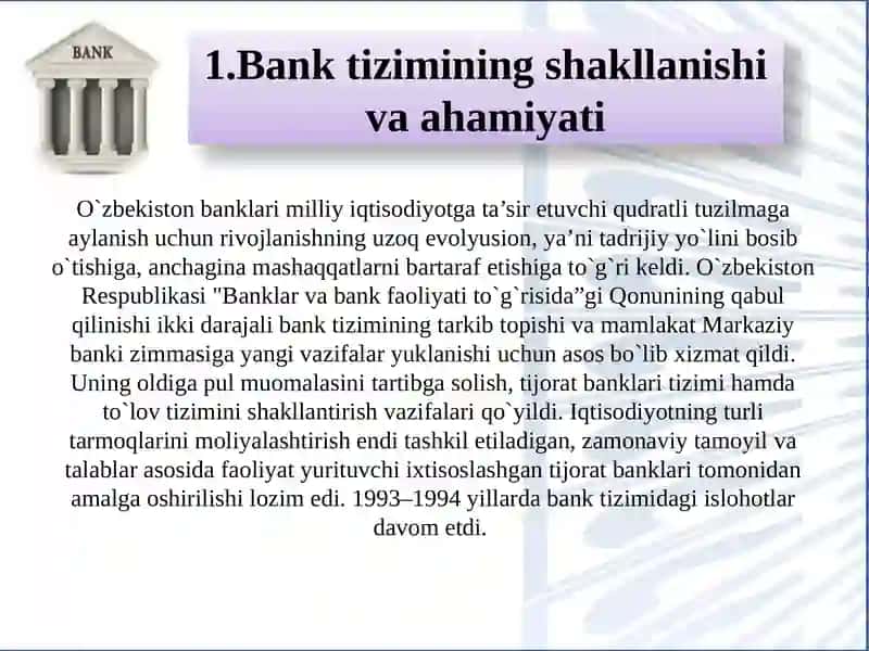 Banktizim talablarini bajarilishi samaradorligi 3