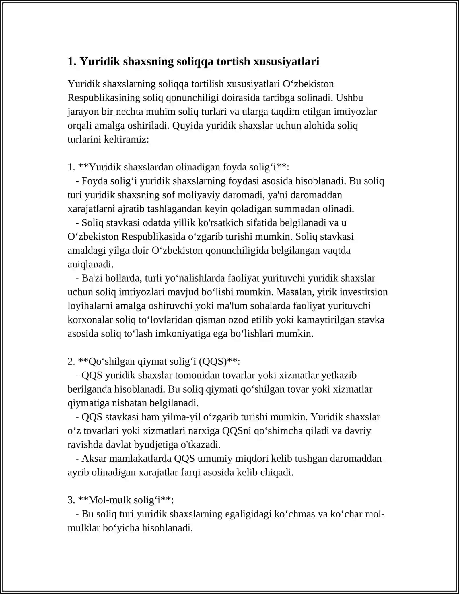 YURIDIK SHAXSLARNI SOLIQQA TORTISH 3