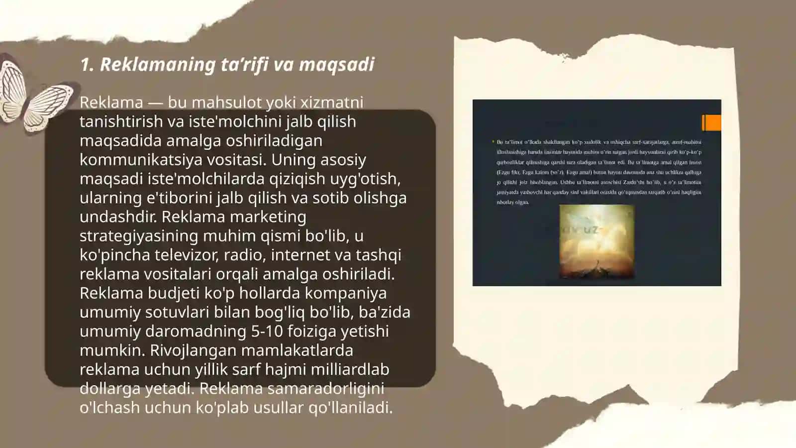 Reklamaning ijtimoiy mazmun mohiyati 3