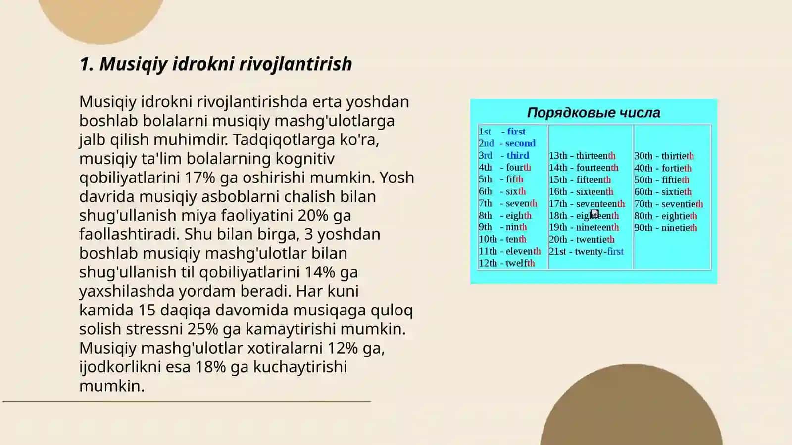 Bolalarga musiqiy tarbiya berish metodlari 3