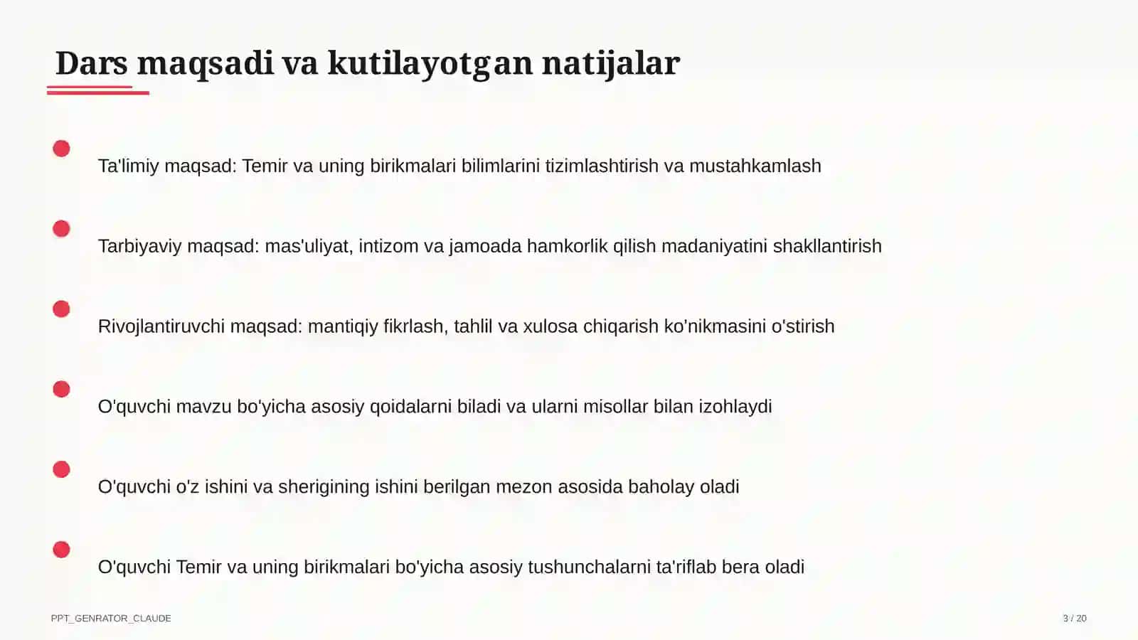 Temir va uning birikmalari (9-sinf) 3