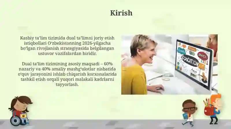 Profissional ta'limda dual o'qitish tizimini tadbiq qilish istiqbollari 3