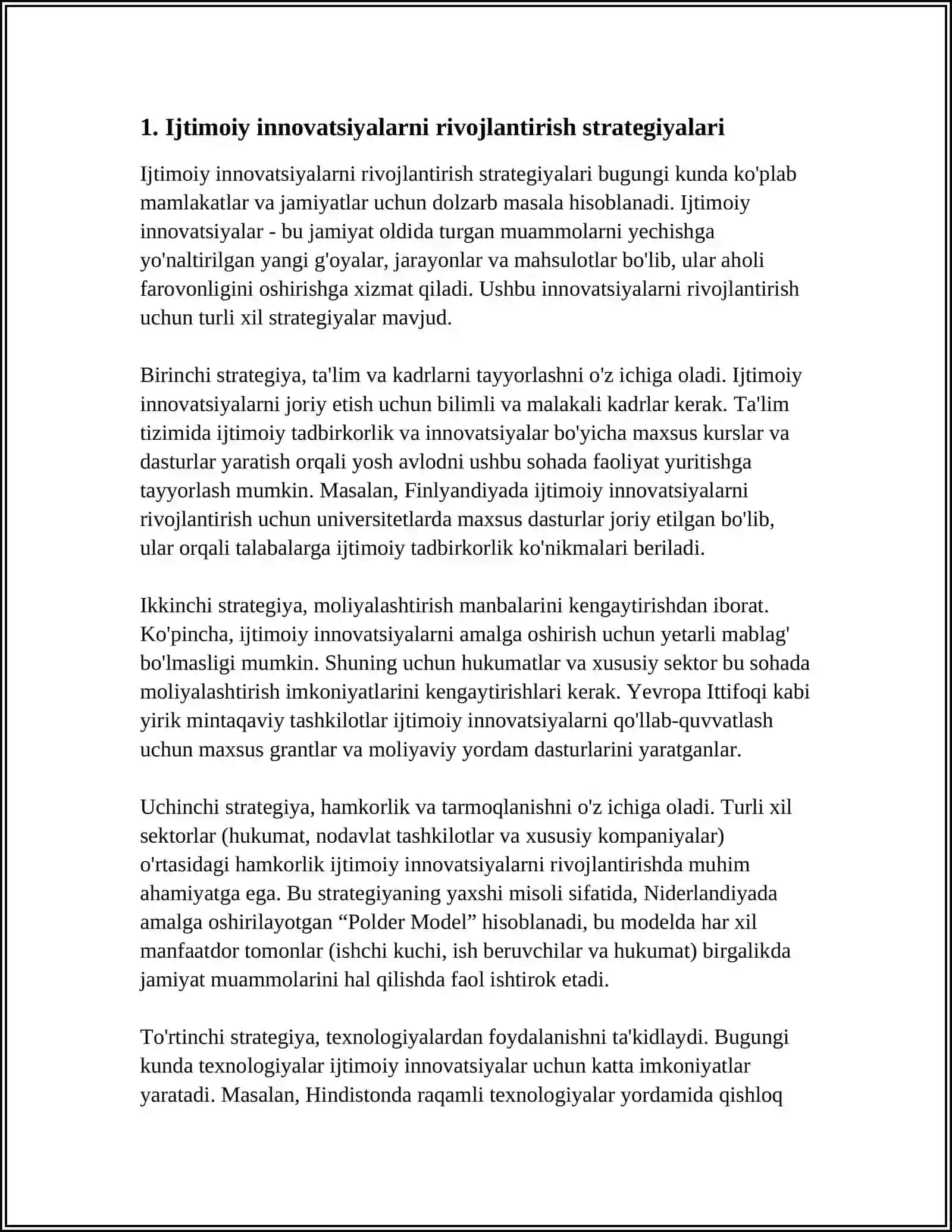 IJTIMOIY INNOVATSIYALAR VA IQTISODIY O'SISH 3