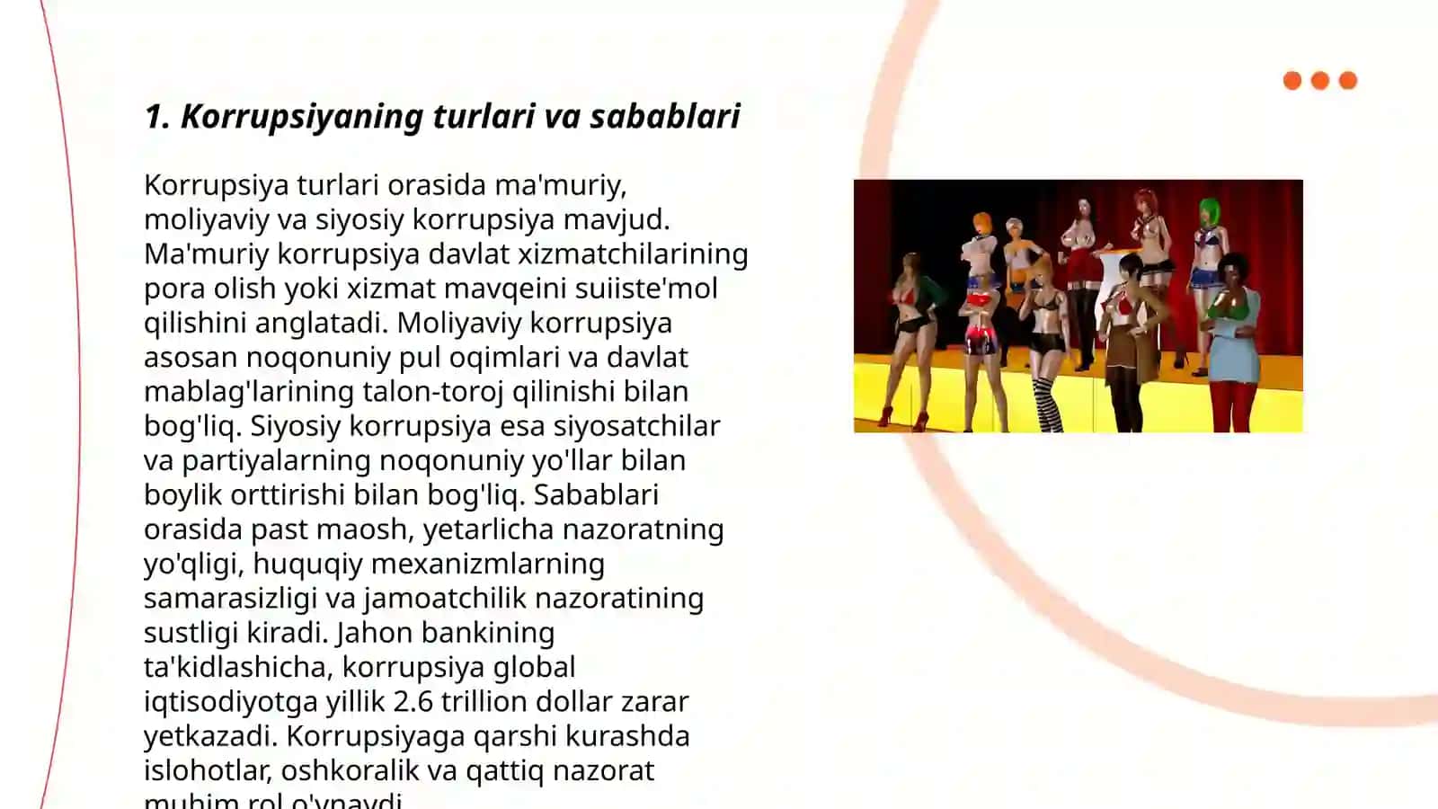 Korrupsiyaning turli va sabablari 3