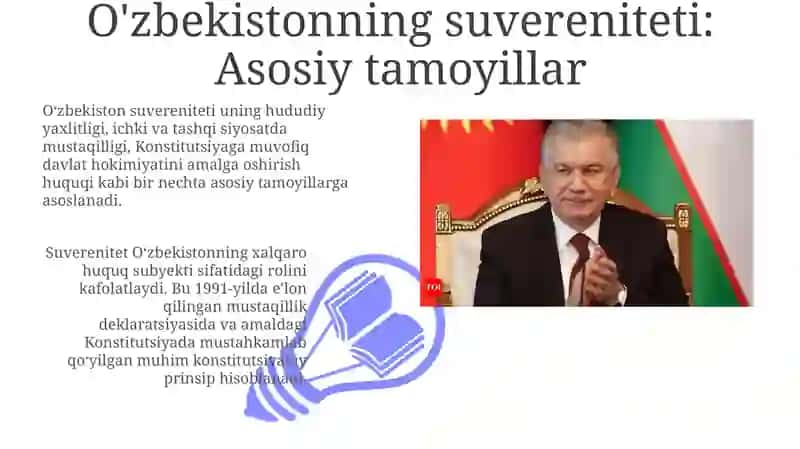 O'zbekiston - Suveren, Demokratik, Huquqiy, Ijtimoiy va Dunyoviy Davlat: Asosiy Tamoyillar 3