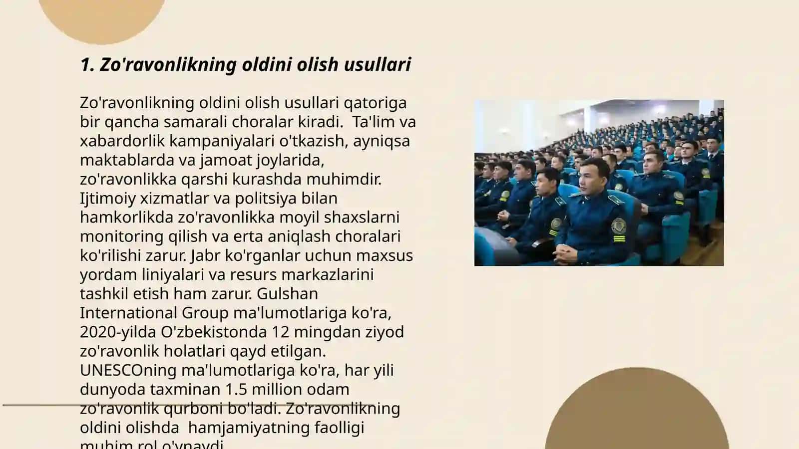 Zo'ravonlikning oldini olish usullari 3