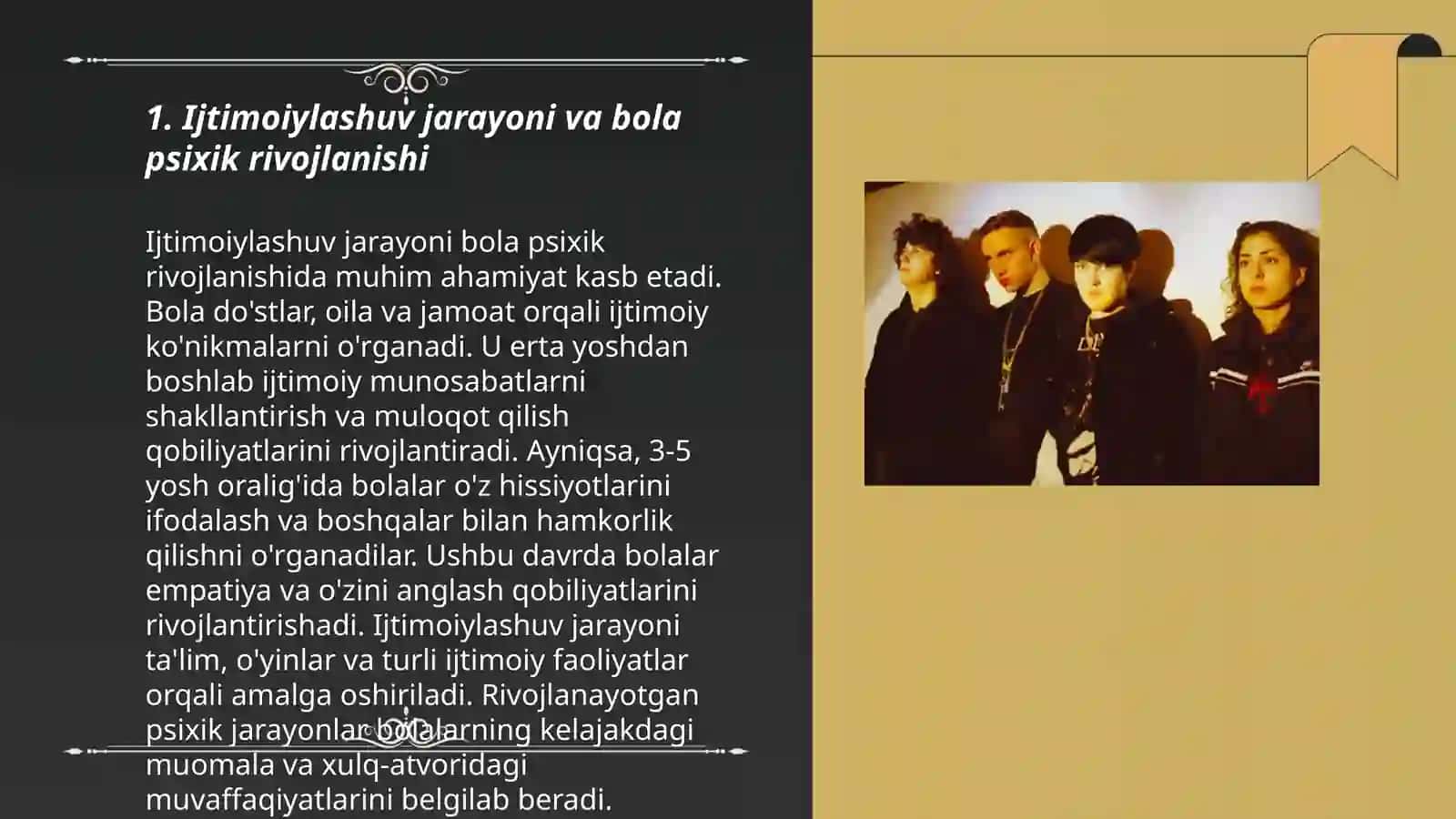 Ijtimoiylashuv muammosi sifatida bola psixik rivojlanishining Ijtimoiy o'rganish nazaryasi 3