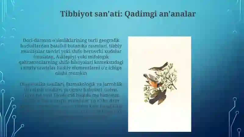 Tibbiyot san'ati: Qadimgi an'analar 3