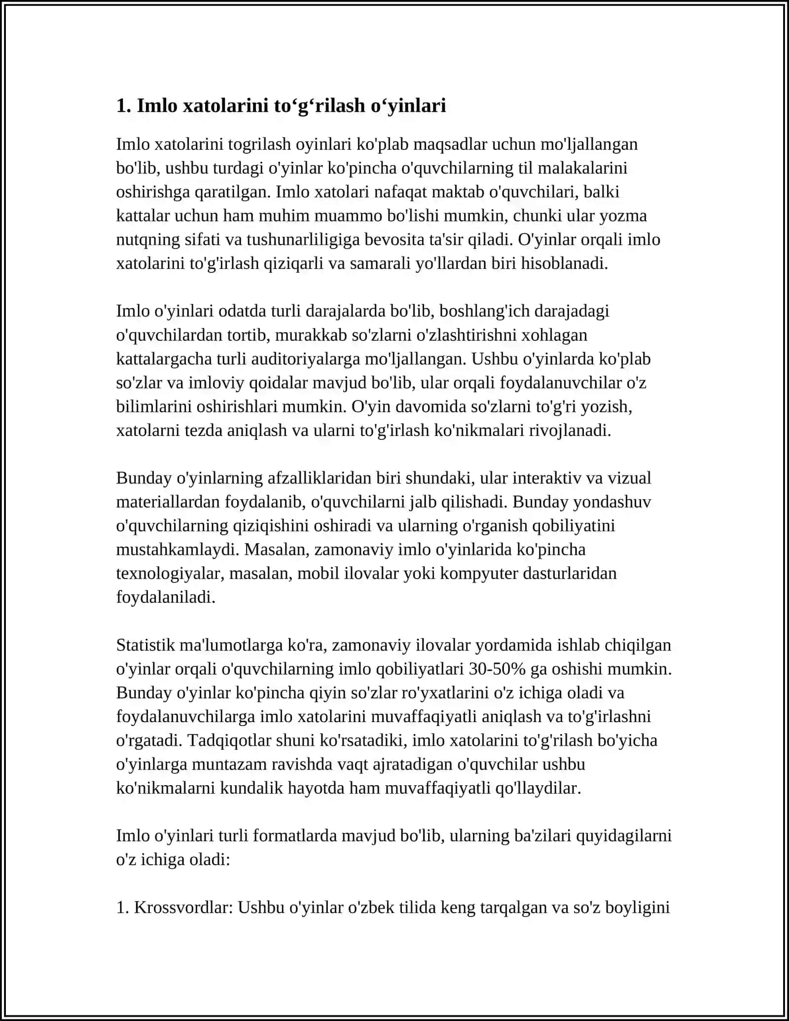 BOSHLANG'ICH TA'LIMDA IMLOVIY SAVODXONLIK BO'YICHA TURLI DIDAKTIK O'YINLARDAN FOYDALANISH 3