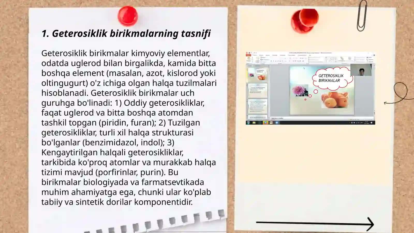 Geteroxalqali(geterosiklik) birikmalar 3