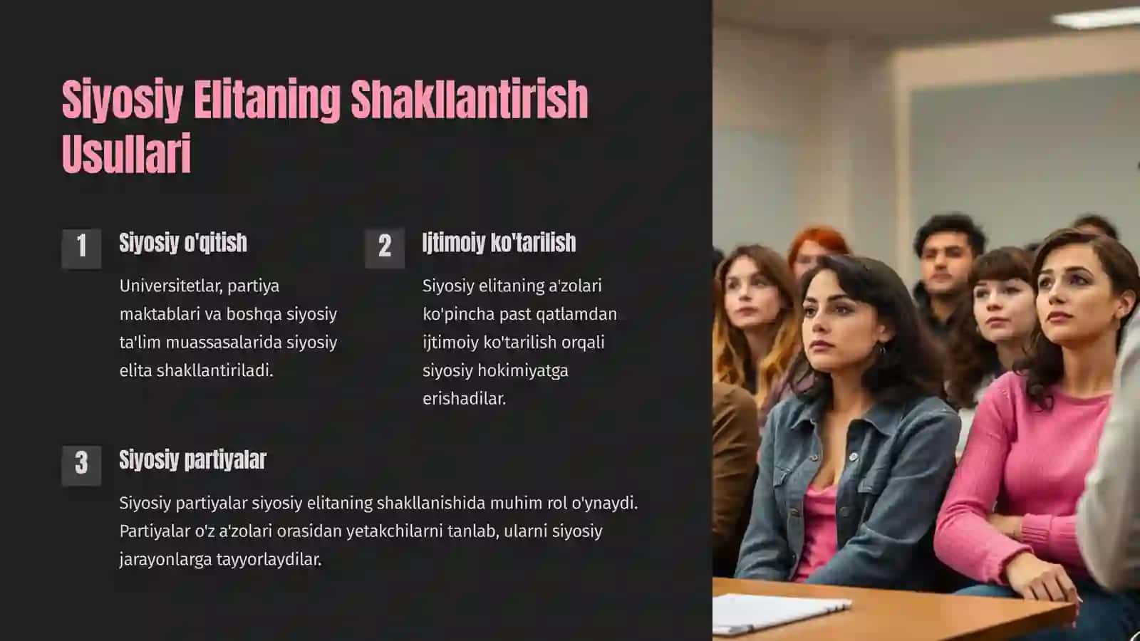 Siyosiy Elita va Siyosiy Yetakchilik Sotsiologiyasi 3