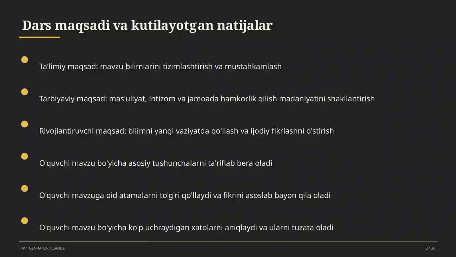 Natural ko'rsatkichli daraja va uning xossalari (7-sinf) 3