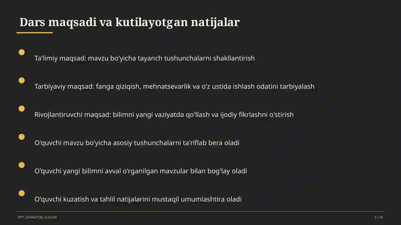 Kombinatorika: o'rin almashtirish, guruhlash (9-sinf) 3