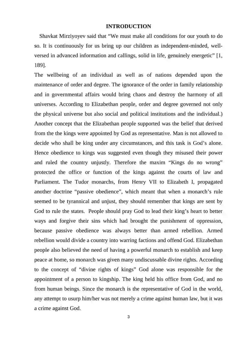 Theme: The Impact of William Shakespeare to English Language 3