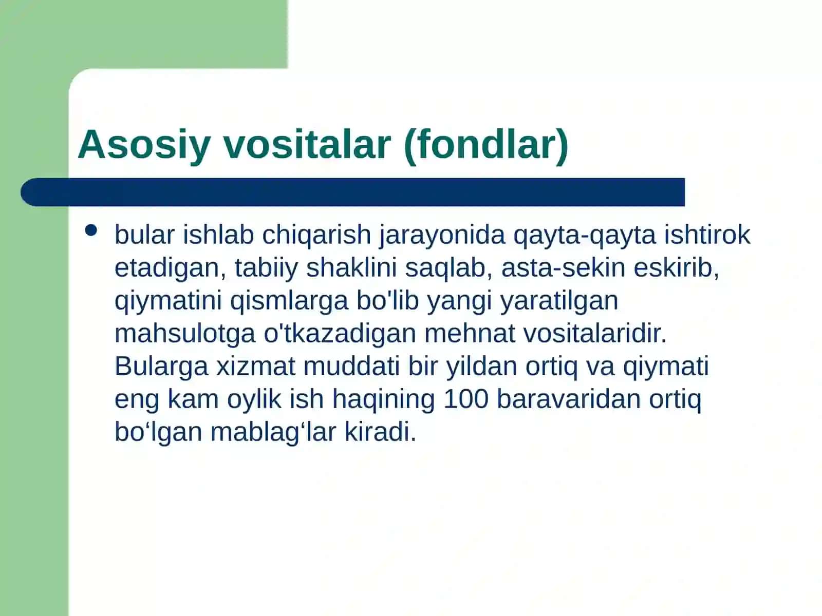 Ishlab chiqarish ob'ektlari 3