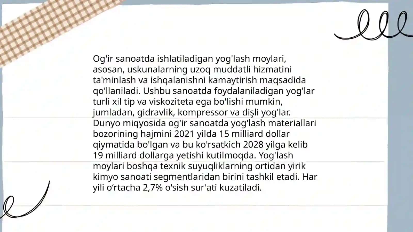 Og'ir sanoatda yog'lash 3