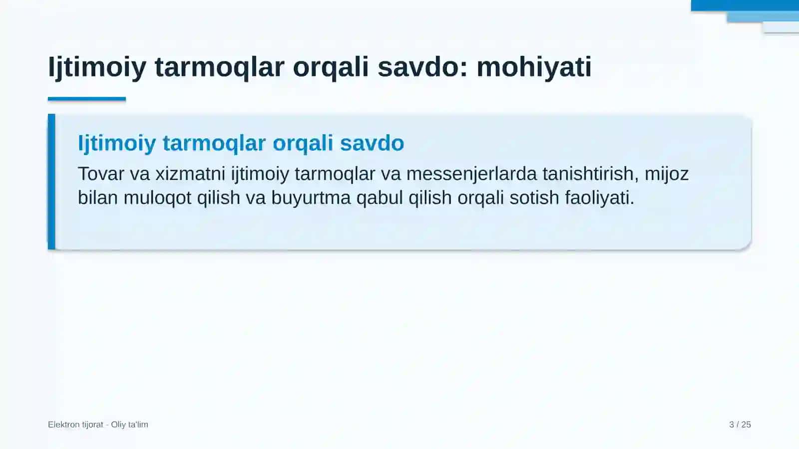 Kutubxonalarda ijtimoiy tarmoqlar orqali savdo 3