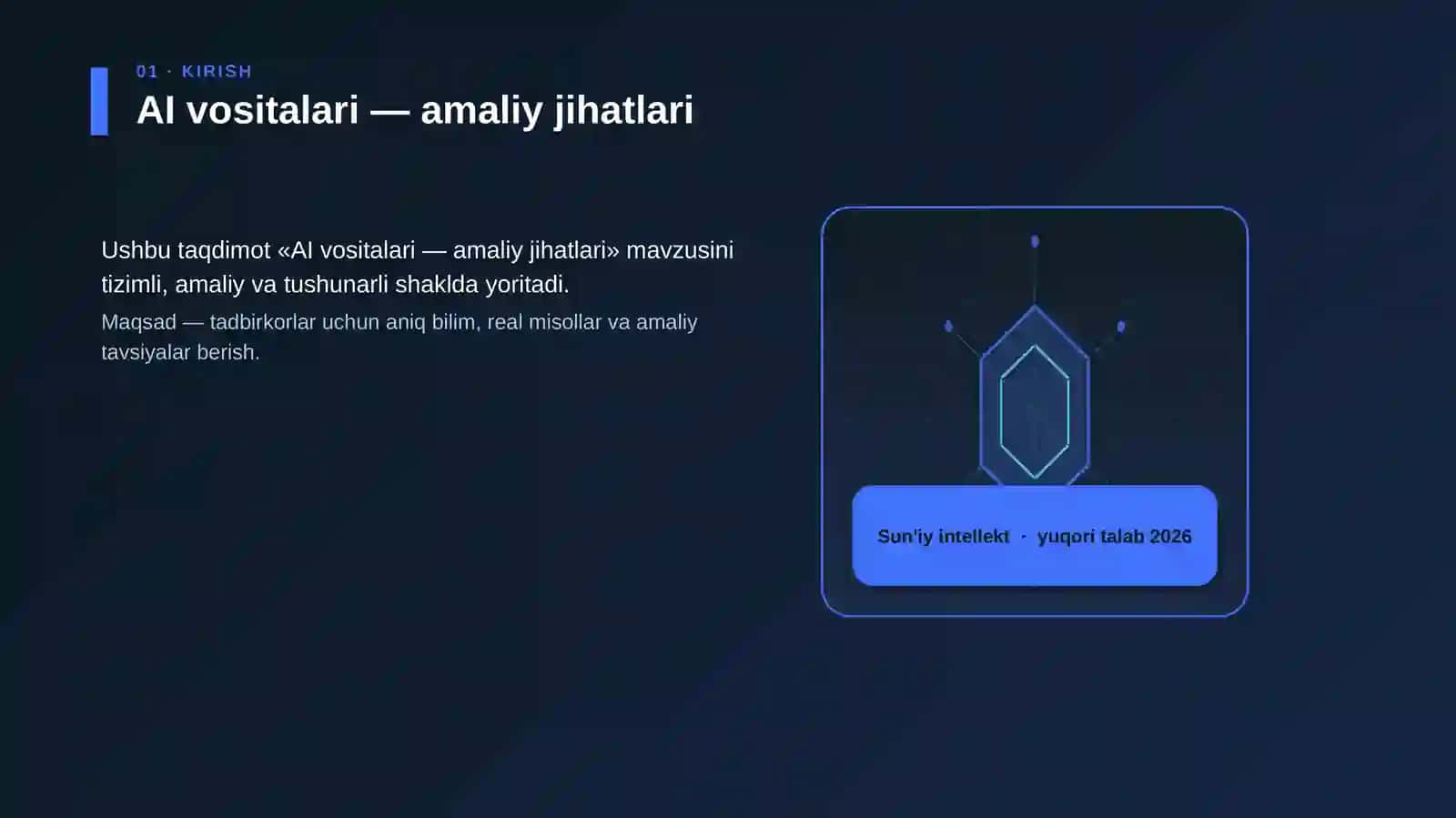 AI vositalari - amaliy jihatlari 3