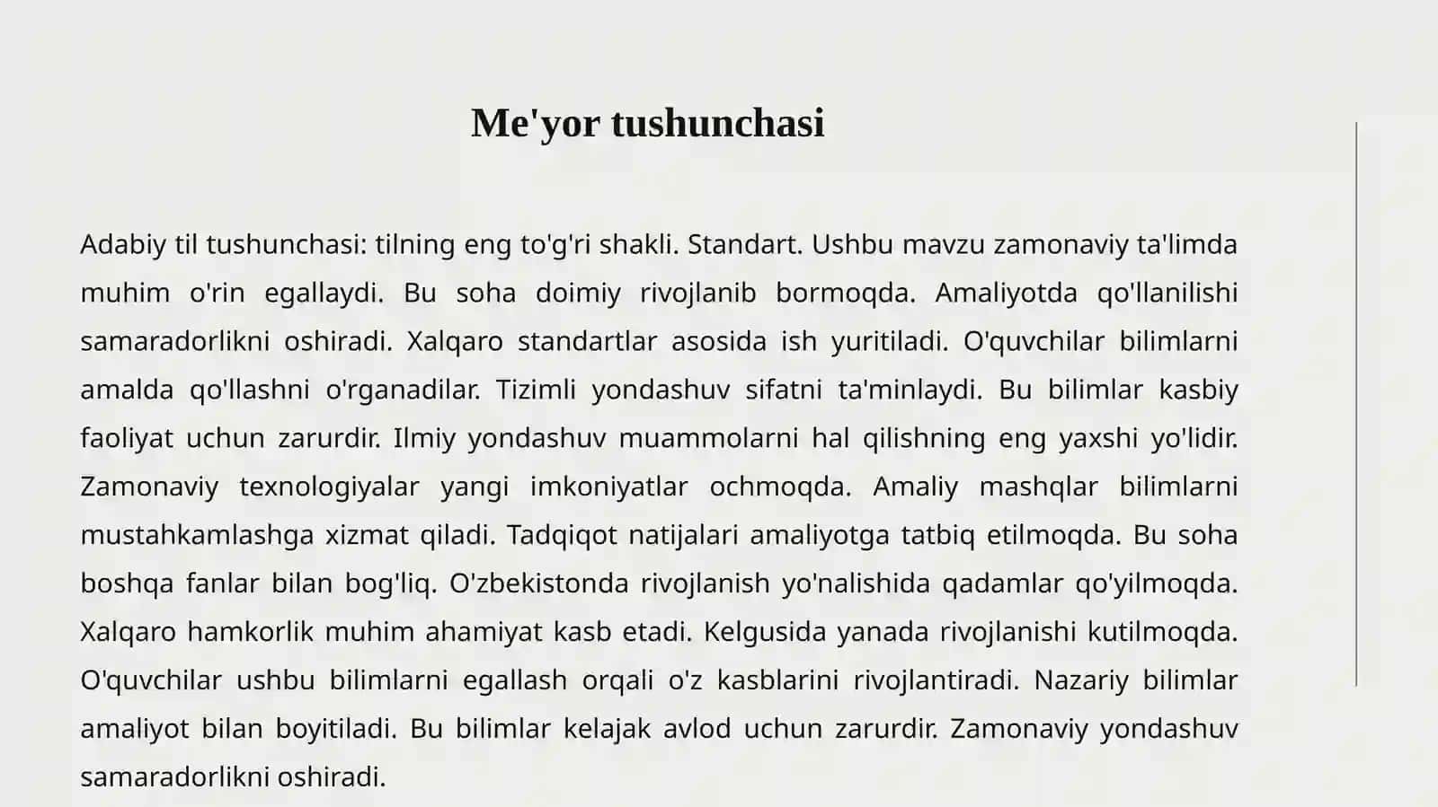 ADABIY TIL ME'YORLARI 3