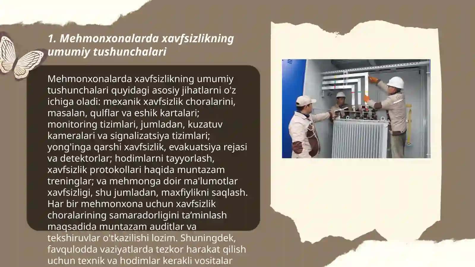 Mehmonxonalarda xavfsizlikni taʼminlashning texnik asoslari 3
