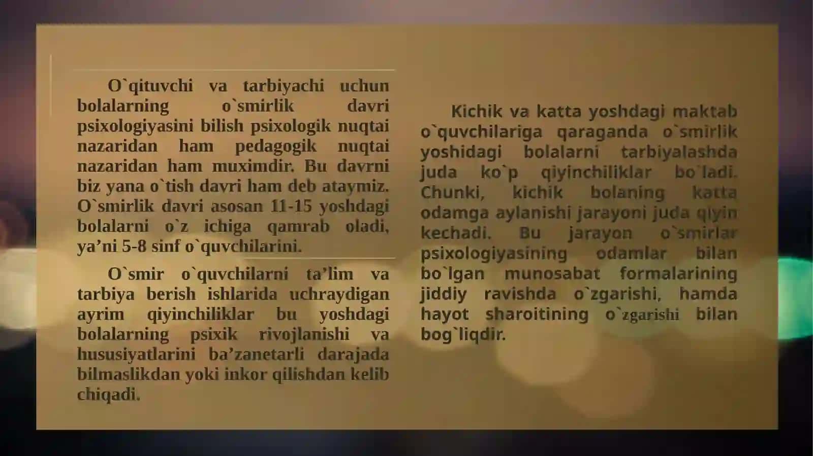 Oʻsmirlik davrida intelektual va emotsional rivojlanish xususiyatlari 3