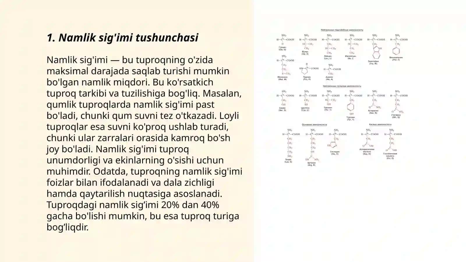 Namlik sig'imi va uning turlari 3