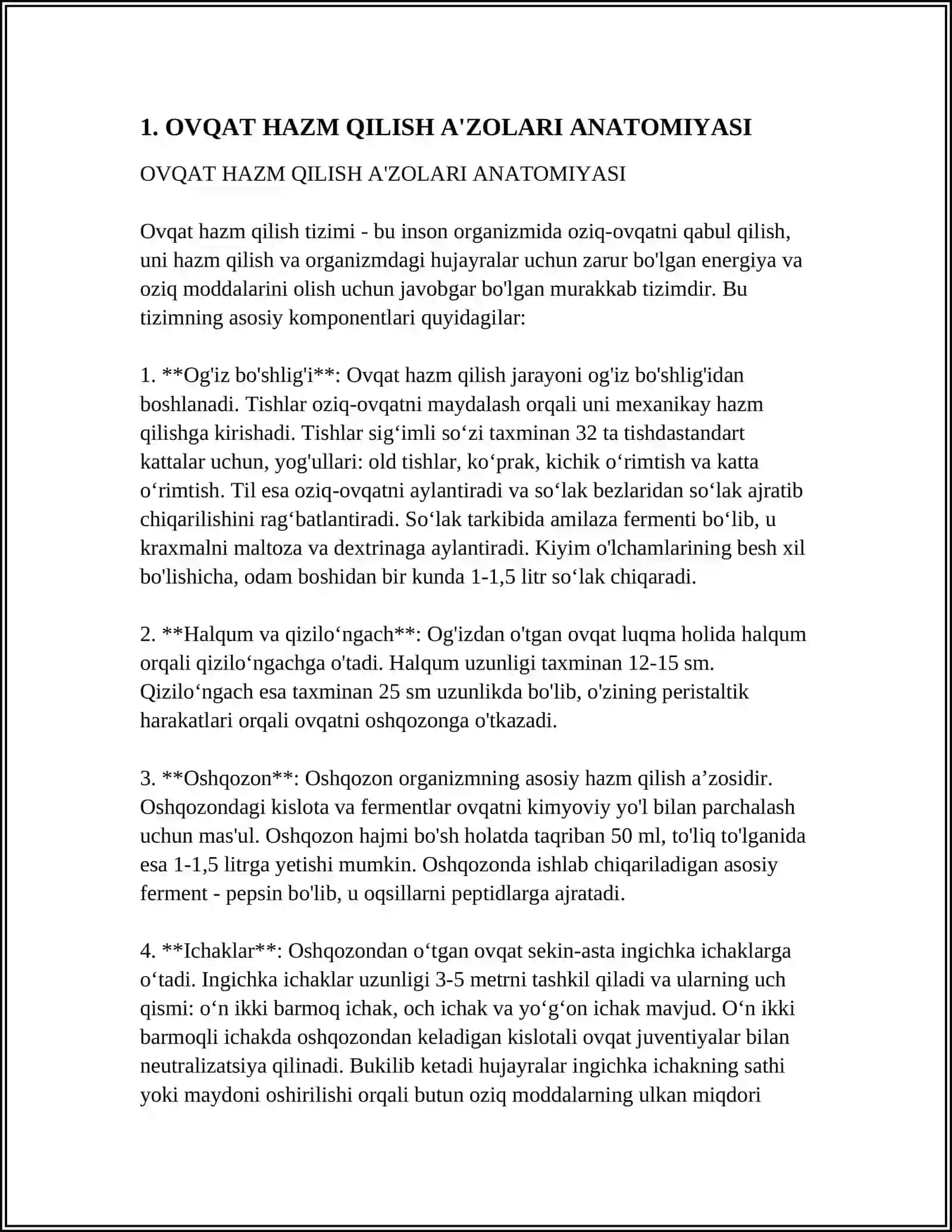 OVQAT HAZM QILISH A'ZOLARI TIZIMI NURDIAGNOSTIKASI 3