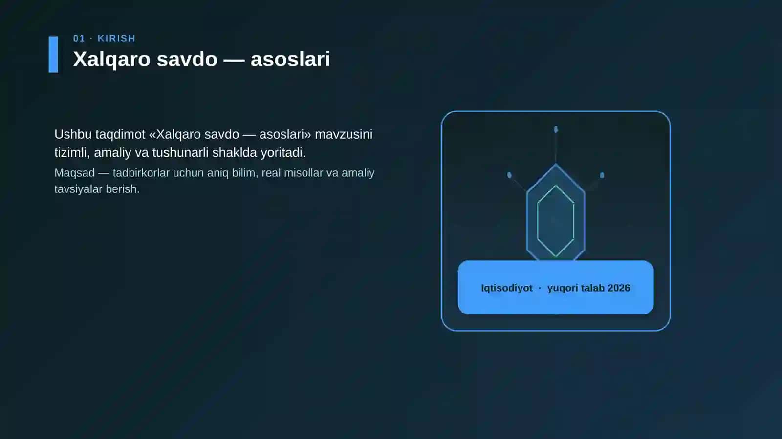 Xalqaro savdo — asoslari 3