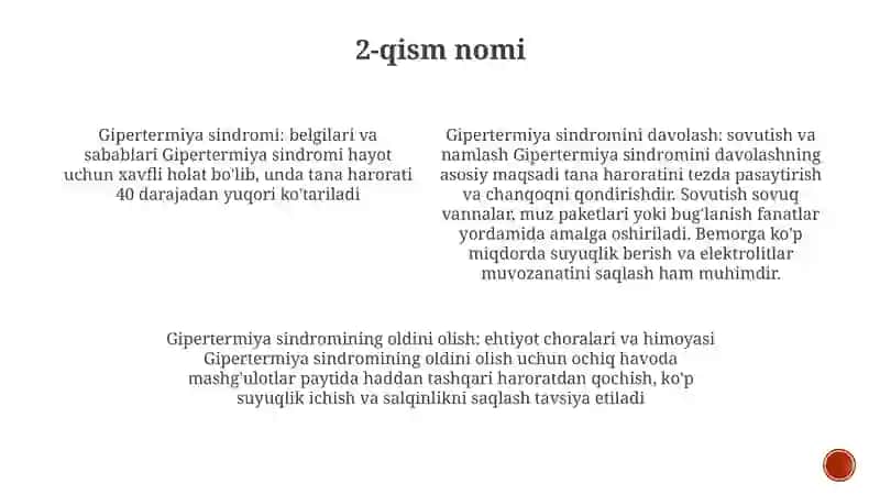 Gipertermiya Sindromi Va Uni Davolashda Ishlatiladigan Dori Vositalari 3