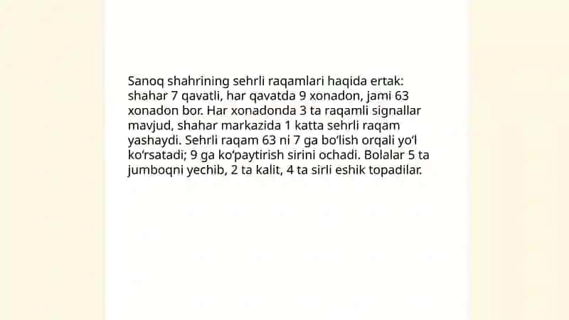 Matematik ertaklar 3